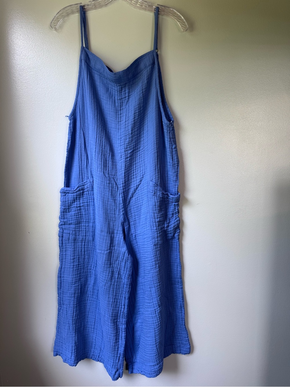 Rip Curl Blue Lightweight Cotton Jumpsuit